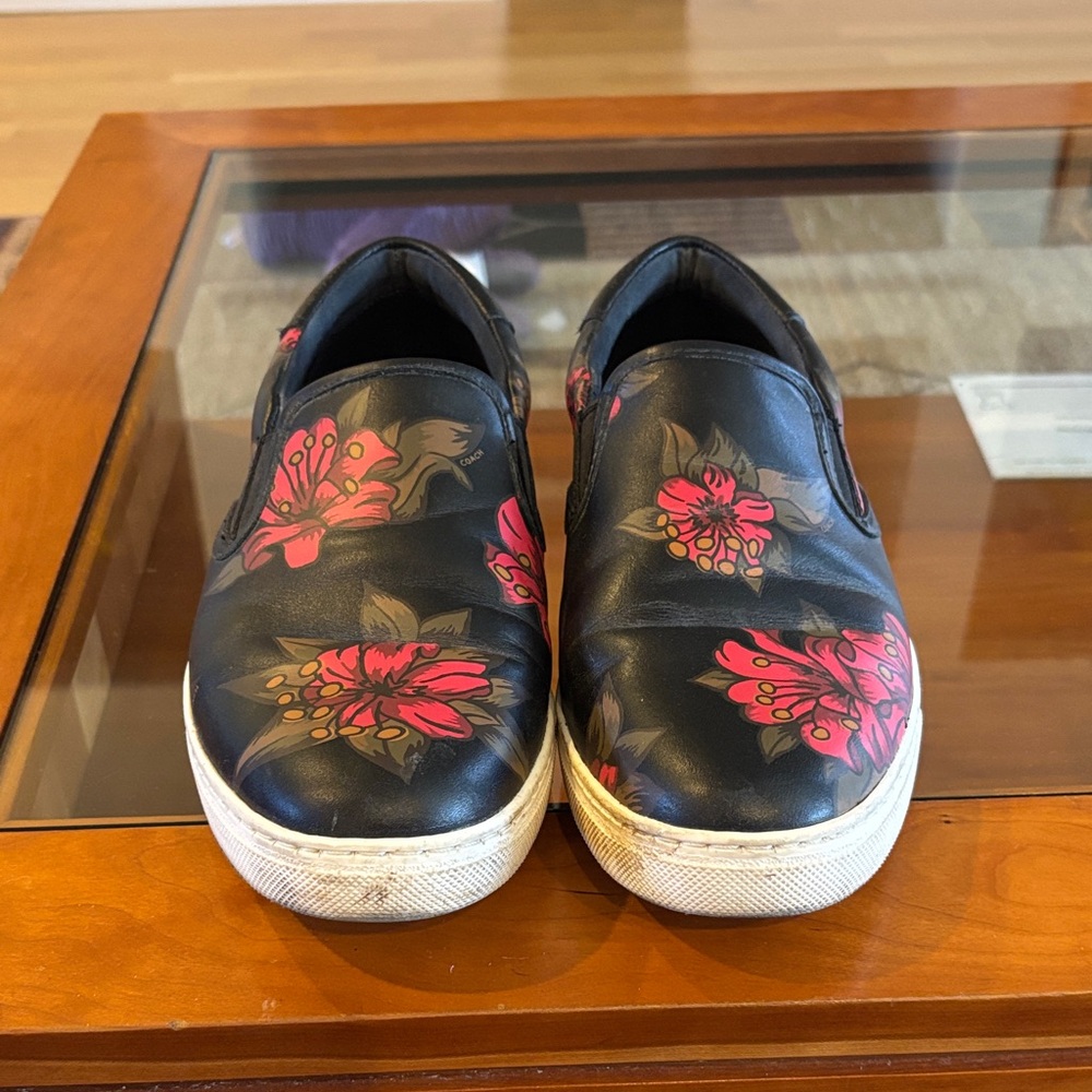 Coach Black Floral Sneakers Men’s Size 10D/EUR 43